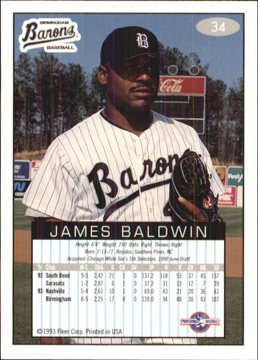1993-94 Excel (Fleer) Minor League Baseball "Main Set" Cards #1 to #150 - Picture 69 of 298