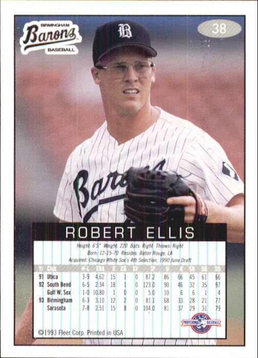 1993-94 Excel (Fleer) Minor League Baseball "Main Set" Cards #1 to #150 - Picture 77 of 298