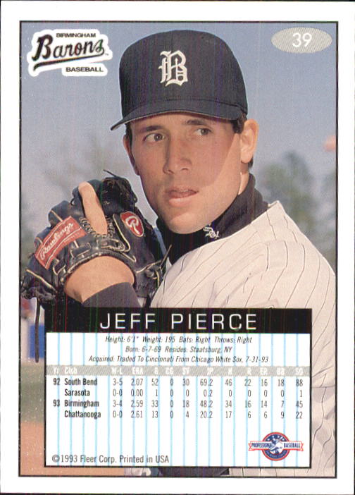 1993-94 Excel (Fleer) Minor League Baseball "Main Set" Cards #1 to #150 - Picture 79 of 298