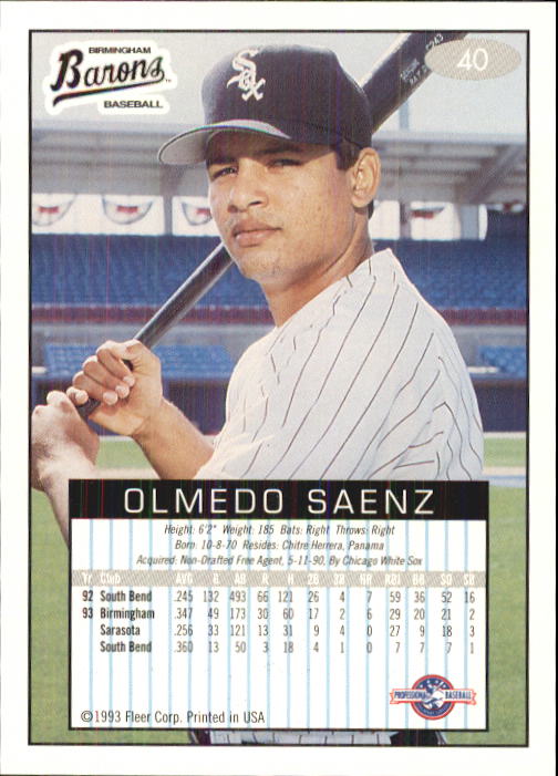 1993-94 Excel (Fleer) Minor League Baseball "Main Set" Cards #1 to #150 - Picture 81 of 298
