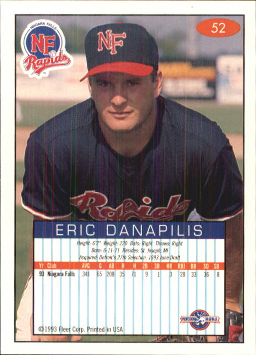 1993-94 Excel (Fleer) Minor League Baseball "Main Set" Cards #1 to #150 - Picture 105 of 298