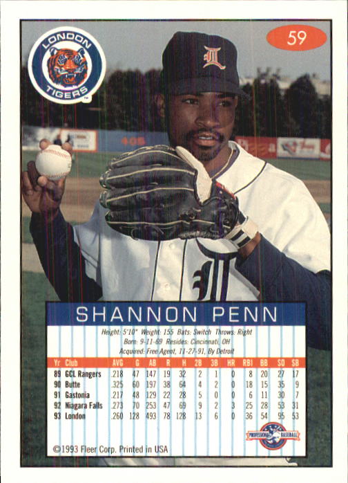 1993-94 Excel (Fleer) Minor League Baseball "Main Set" Cards #1 to #150 - Picture 119 of 298