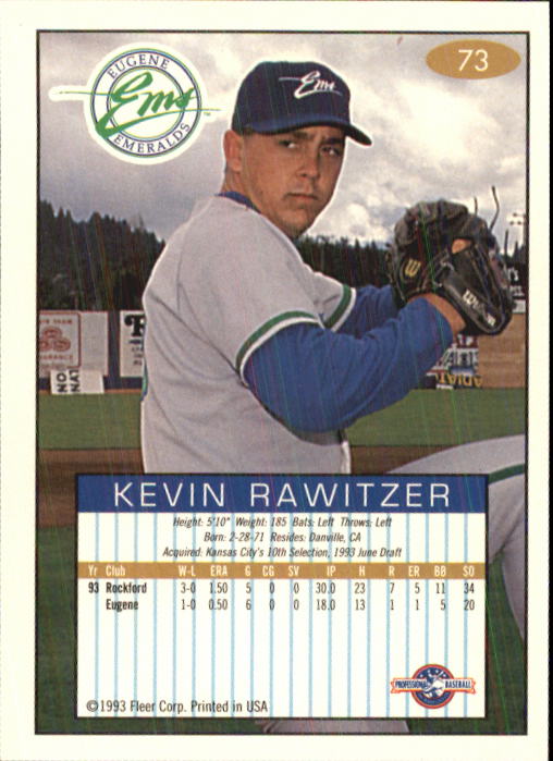 1993-94 Excel (Fleer) Minor League Baseball "Main Set" Cards #1 to #150 - Picture 147 of 298