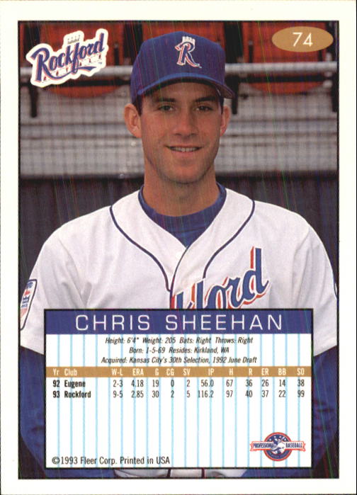 1993-94 Excel (Fleer) Minor League Baseball "Main Set" Cards #1 to #150 - Picture 149 of 298