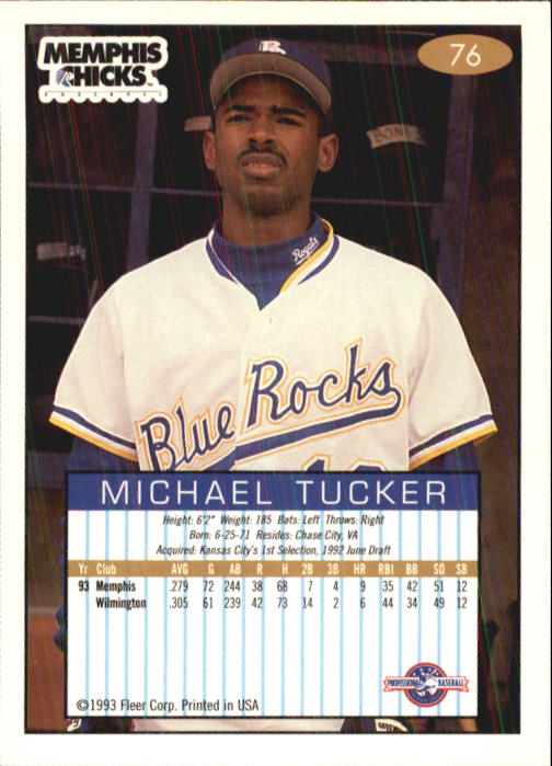 1993-94 Excel (Fleer) Minor League Baseball "Main Set" Cards #1 to #150 - Picture 153 of 298