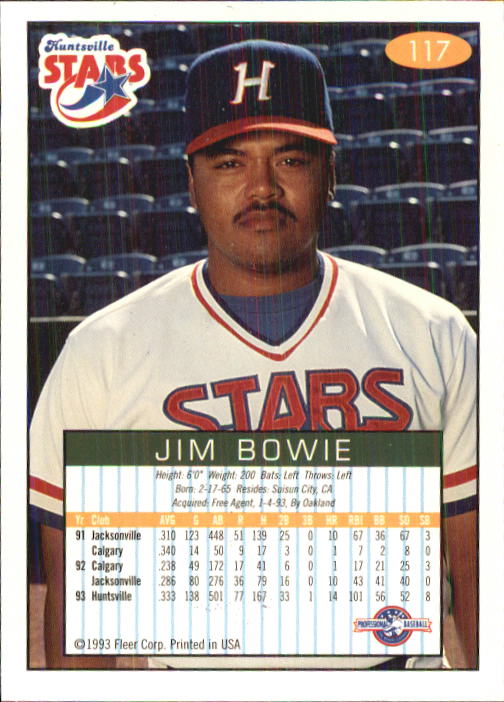 1993-94 Excel (Fleer) Minor League Baseball "Main Set" Cards #1 to #150 - Picture 232 of 298