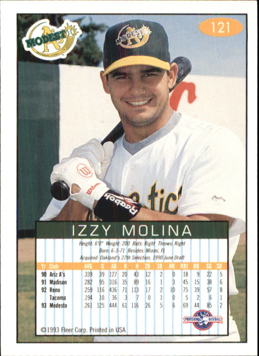 1993-94 Excel (Fleer) Minor League Baseball "Main Set" Cards #1 to #150 - Picture 240 of 298