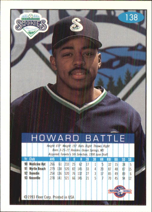 1993-94 Excel (Fleer) Minor League Baseball "Main Set" Cards #1 to #150 - Picture 274 of 298