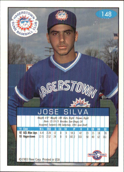 1993-94 Excel (Fleer) Minor League Baseball "Main Set" Cards #1 to #150 - Picture 294 of 298