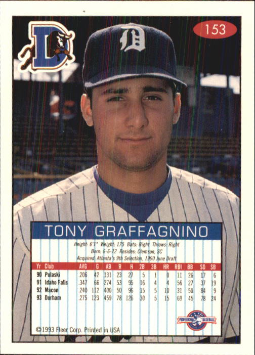 1993-94 Excel (Fleer) Minor League Baseball "Main Set" Cards #151 to #300 - Picture 7 of 299
