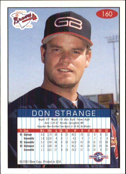 1993-94 Excel (Fleer) Minor League Baseball "Main Set" Cards #151 to #300 - Picture 21 of 299