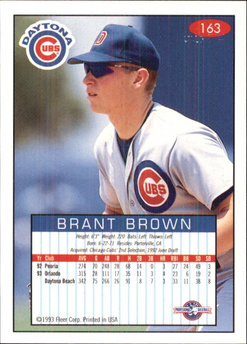 1993-94 Excel (Fleer) Minor League Baseball "Main Set" Cards #151 to #300 - Picture 27 of 299
