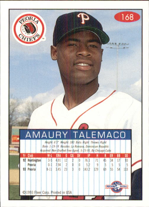 1993-94 Excel (Fleer) Minor League Baseball "Main Set" Cards #151 to #300 - Picture 37 of 299