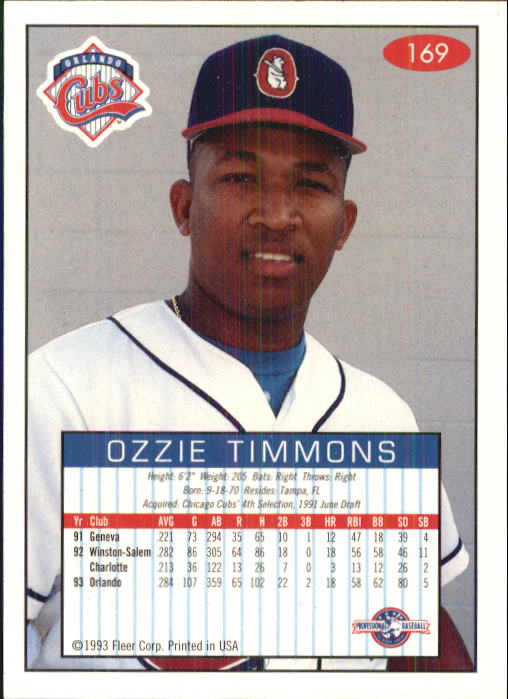 1993-94 Excel (Fleer) Minor League Baseball "Main Set" Cards #151 to #300 - Picture 39 of 299