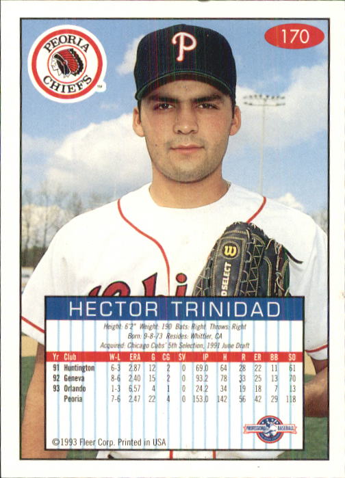 1993-94 Excel (Fleer) Minor League Baseball "Main Set" Cards #151 to #300 - Picture 41 of 299