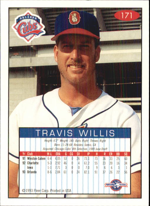 1993-94 Excel (Fleer) Minor League Baseball "Main Set" Cards #151 to #300 - Picture 43 of 299