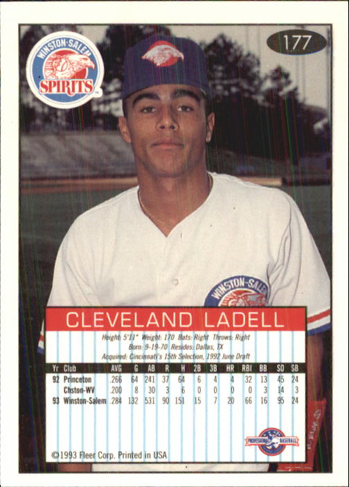 1993-94 Excel (Fleer) Minor League Baseball "Main Set" Cards #151 to #300 - Picture 55 of 299