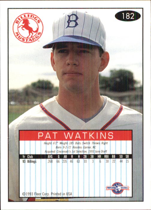 1993-94 Excel (Fleer) Minor League Baseball "Main Set" Cards #151 to #300 - Picture 65 of 299