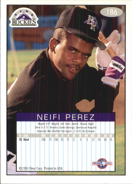 1993-94 Excel (Fleer) Minor League Baseball "Main Set" Cards #151 to #300 - Picture 73 of 299