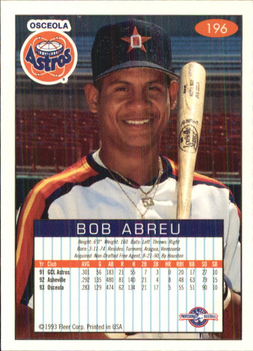 1993-94 Excel (Fleer) Minor League Baseball "Main Set" Cards #151 to #300 - Picture 93 of 299