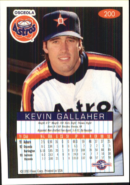 1993-94 Excel (Fleer) Minor League Baseball "Main Set" Cards #151 to #300 - Picture 101 of 299