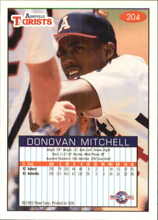 1993-94 Excel (Fleer) Minor League Baseball "Main Set" Cards #151 to #300 - Picture 109 of 299