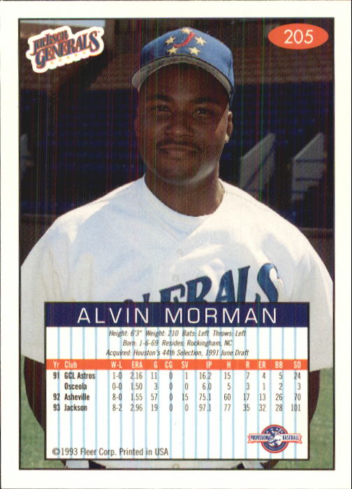 1993-94 Excel (Fleer) Minor League Baseball "Main Set" Cards #151 to #300 - Picture 111 of 299