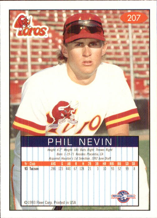1993-94 Excel (Fleer) Minor League Baseball "Main Set" Cards #151 to #300 - Picture 115 of 299