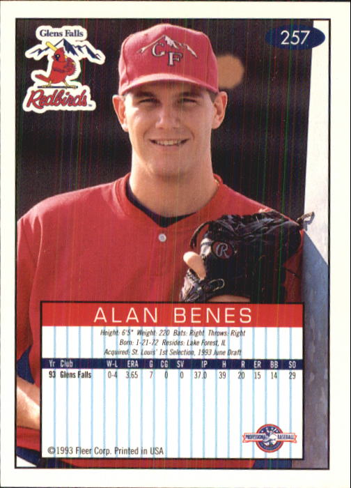 1993-94 Excel (Fleer) Minor League Baseball "Main Set" Cards #151 to #300 - Picture 215 of 299