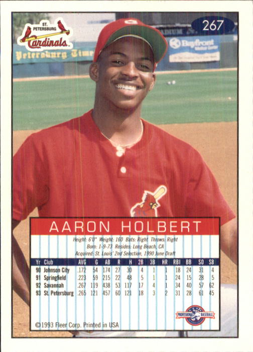 1993-94 Excel (Fleer) Minor League Baseball "Main Set" Cards #151 to #300 - Picture 235 of 299