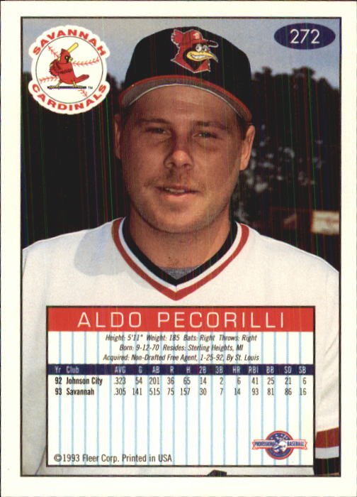 1993-94 Excel (Fleer) Minor League Baseball "Main Set" Cards #151 to #300 - Picture 245 of 299