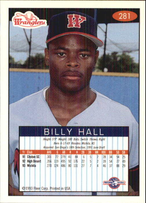 1993-94 Excel (Fleer) Minor League Baseball "Main Set" Cards #151 to #300 - Picture 263 of 299