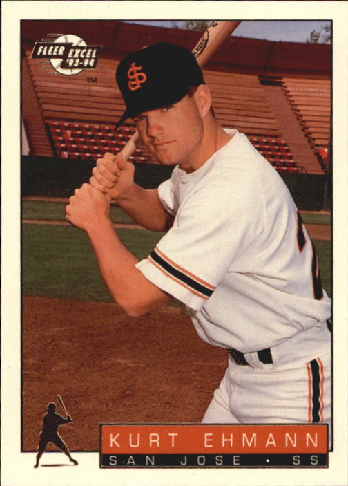 1993-94 Excel (Fleer) Minor League Baseball "Main Set" Cards #151 to #300 - Picture 274 of 299