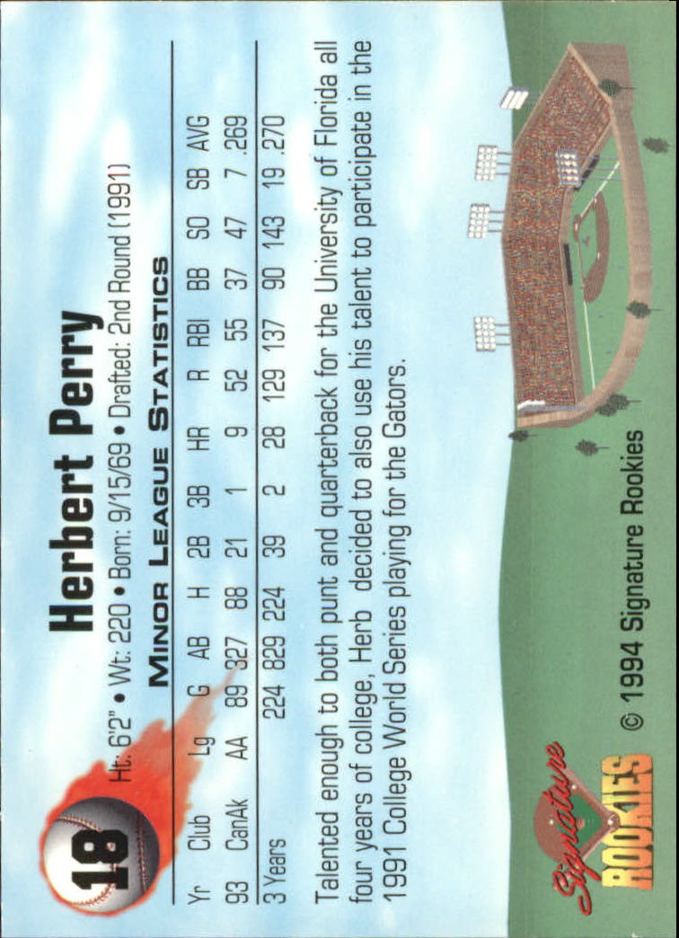 1994 Signature Rookies Signatures Top Prospects Autos /8650 (scegli i tuoi giocatori) - Foto 13 di 50