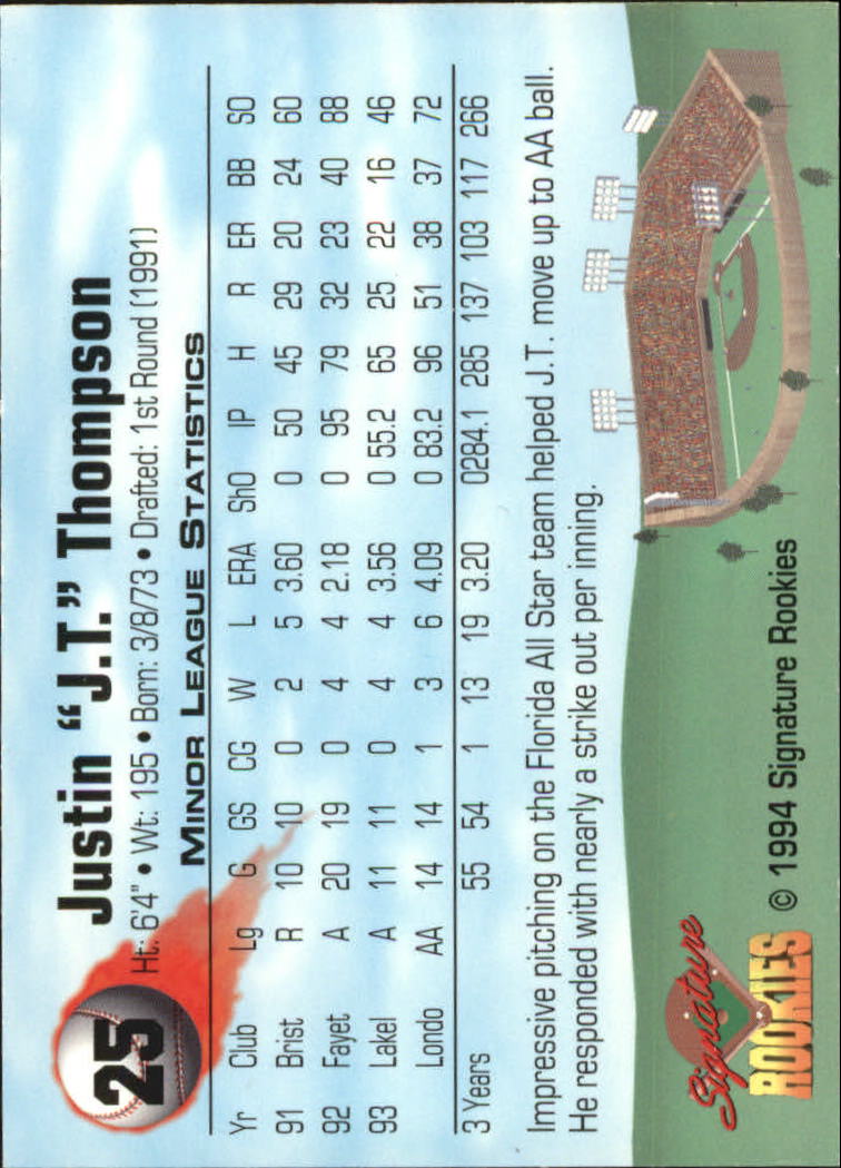 1994 Signature Rookies Signatures Top Prospects Autos /8650 (scegli i tuoi giocatori) - Foto 24 di 50
