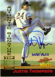 1994 Signature Rookies Signatures Top Prospects Autos /8650 (scegli i tuoi giocatori) - Foto 23 di 50