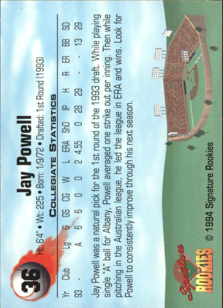 1994 Signature Rookies Signatures Top Prospects Autos /8650 (scegli i tuoi giocatori) - Foto 36 di 50