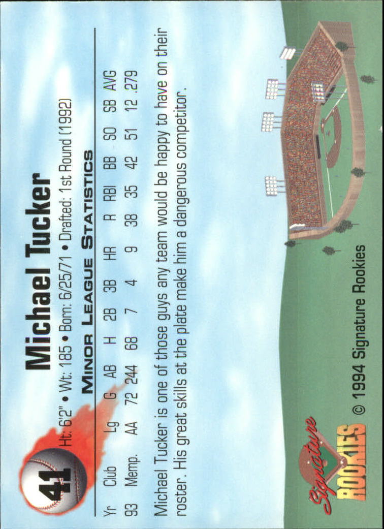 1994 Signature Rookies Signatures Top Prospects Autos /8650 (scegli i tuoi giocatori) - Foto 40 di 50