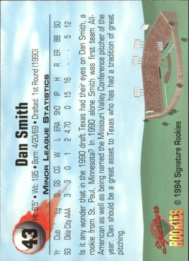 1994 Signature Rookies Signatures Top Prospects Autos /8650 (scegli i tuoi giocatori) - Foto 44 di 50