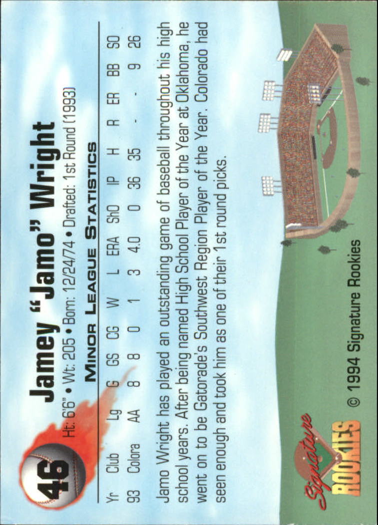 1994 Signature Rookies Signatures Top Prospects Autos /8650 (scegli i tuoi giocatori) - Foto 46 di 50