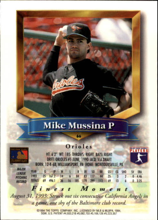 1994 Finest Baseball - Picture 61 of 311