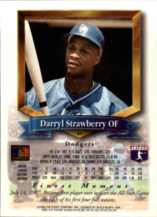 1994 Finest Baseball - Picture 75 of 311