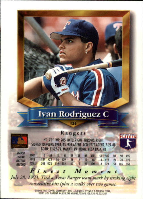 1994 Finest Baseball - Picture 119 of 311