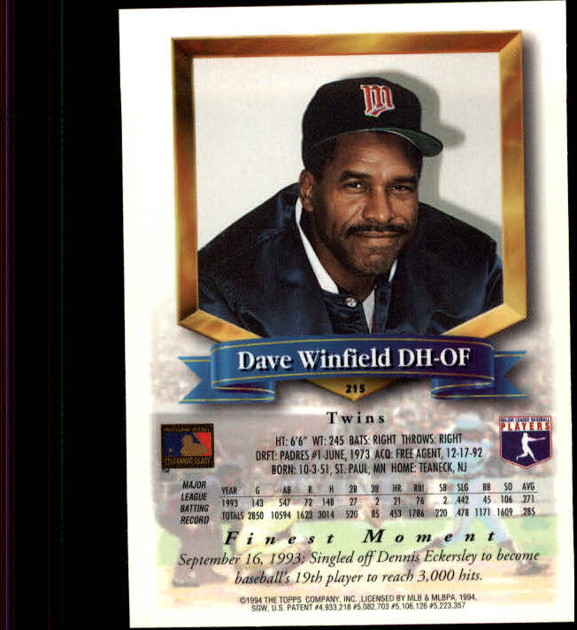1994 Finest Baseball - Picture 221 of 311
