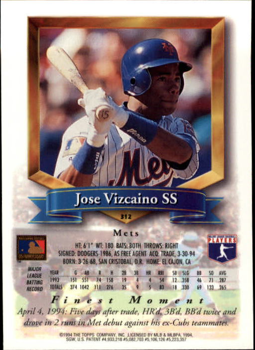 1994 Finest Baseball - Picture 251 of 311