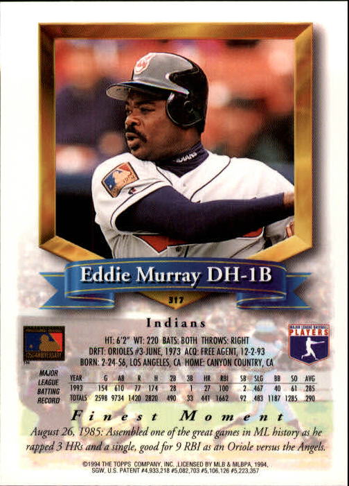 1994 Finest Baseball - Picture 253 of 311