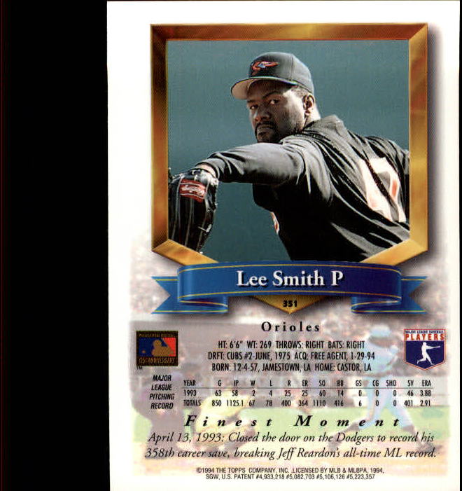 1994 Finest Baseball - Picture 265 of 311