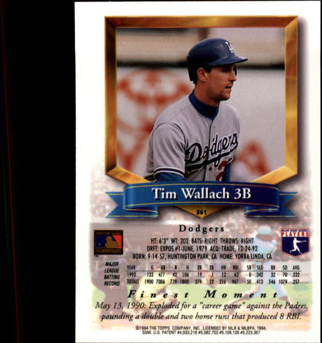1994 Finest Baseball - Picture 269 of 311