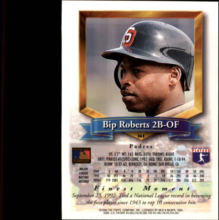 1994 Finest Baseball - Picture 273 of 311