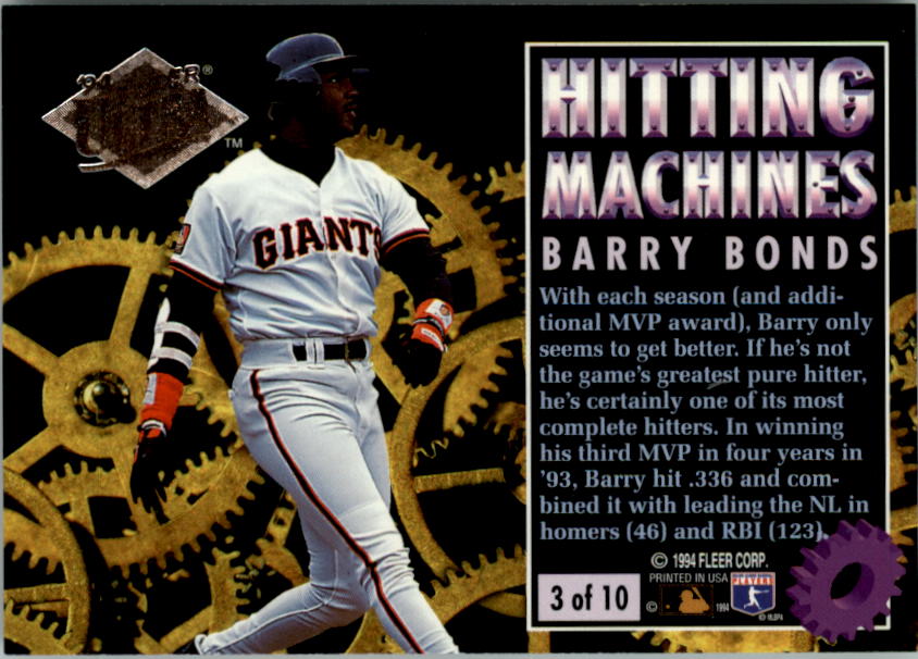 1994 Ultra (Fleer) Baseball "Insert" Cards - Picture 114 of 177